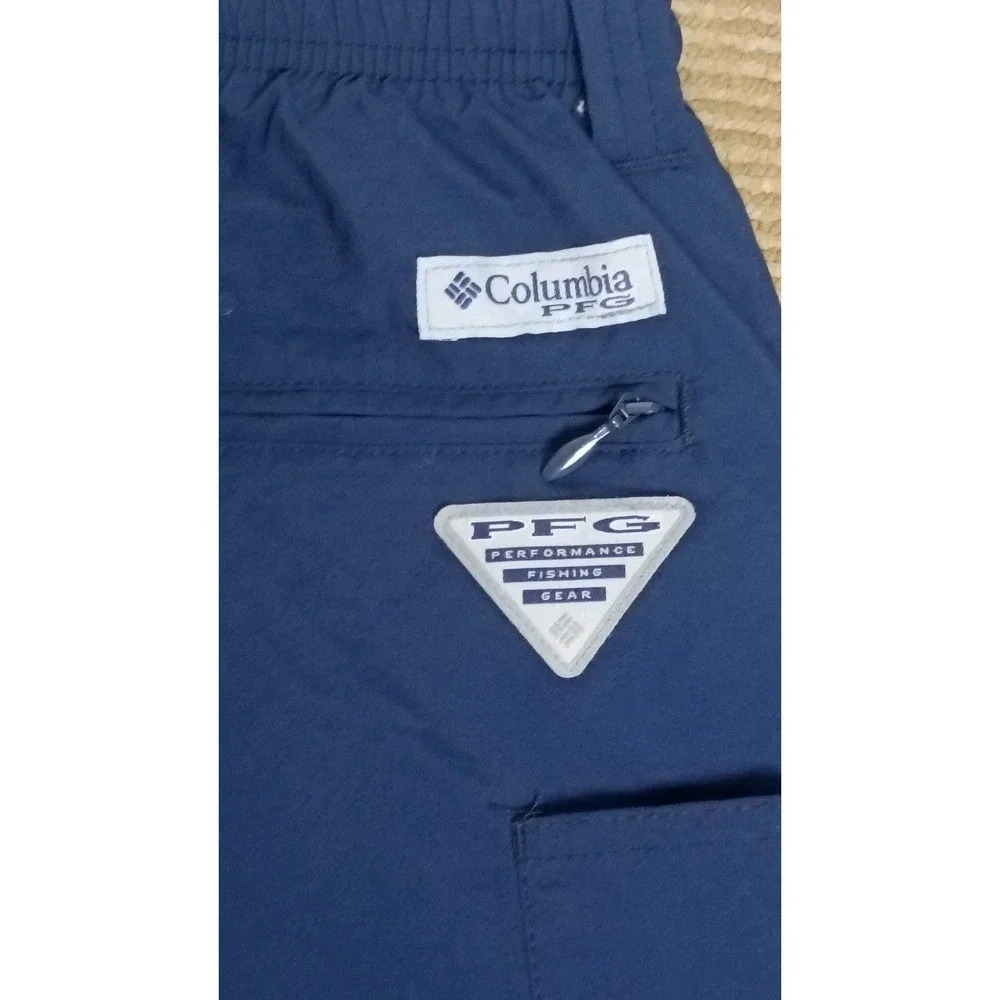 Columbia PFG Mens Blue Omni-Shade Nylon 6